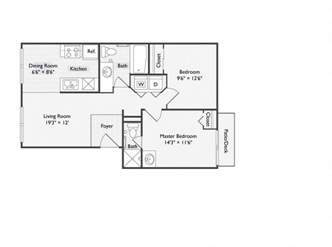 Aspire Oregon City Apartments Shadowood Floor Plan